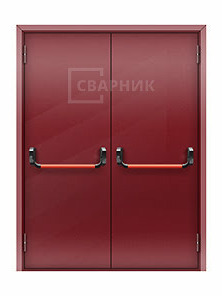 Дверь двупольная металлическая техническая от пожара в промышленные помещения