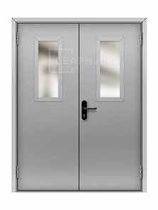Противопожарная дверь лифтовая EI-15 двупольная