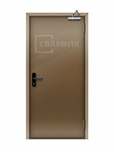 Дверь 1 типа с выпадающим порогом