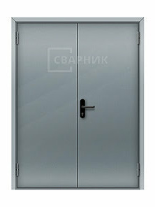 Металлическая дверь двупольная противопожарная EI-60