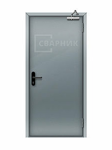 Дверь противопожарная ДПМ EI-60 однопольная глуxая 900×2100
